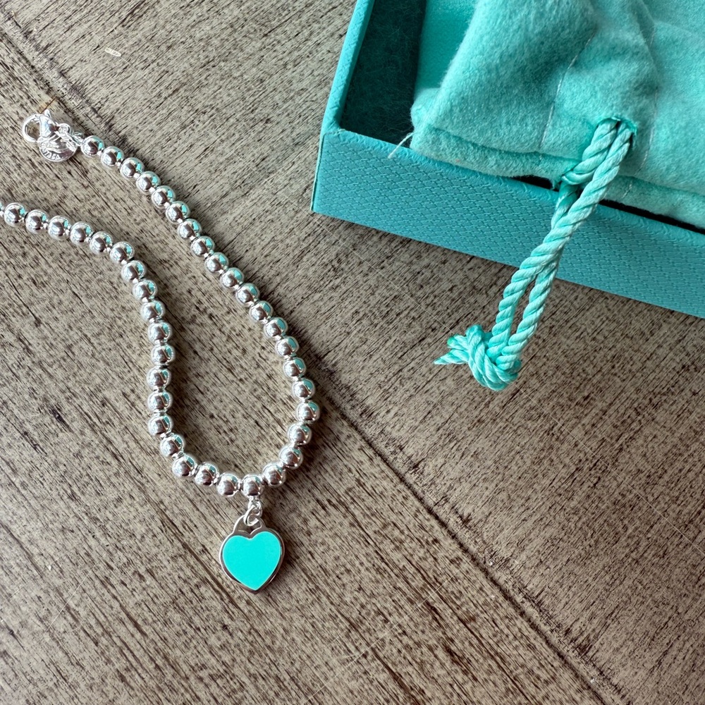 Tiffany & Co. Return to Tiffany Silver Beaded Bracelet